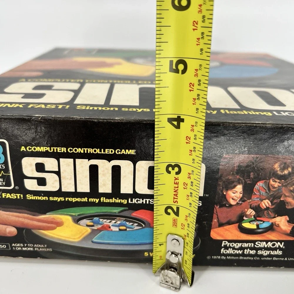 Vintage SIMON Electronic Game USA 1978 Milton Bradley Original Box